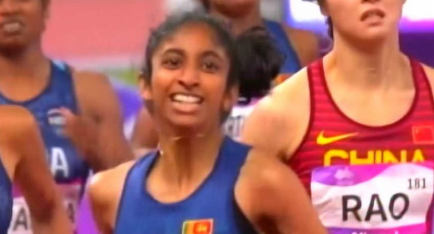 Tharushi wins Sri Lanka’s first GOLD at 19th Asian Games in China